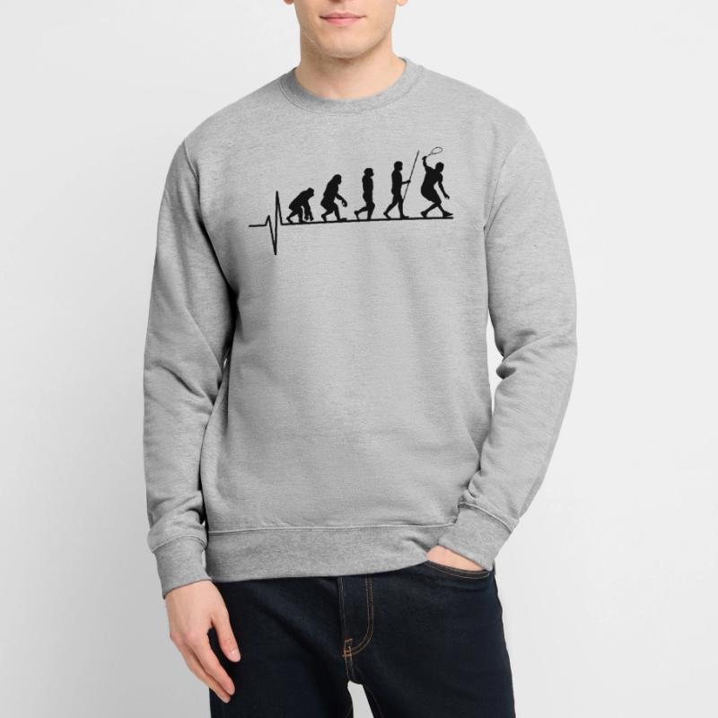 Squash Player Evolution Unisex Sweatshirt