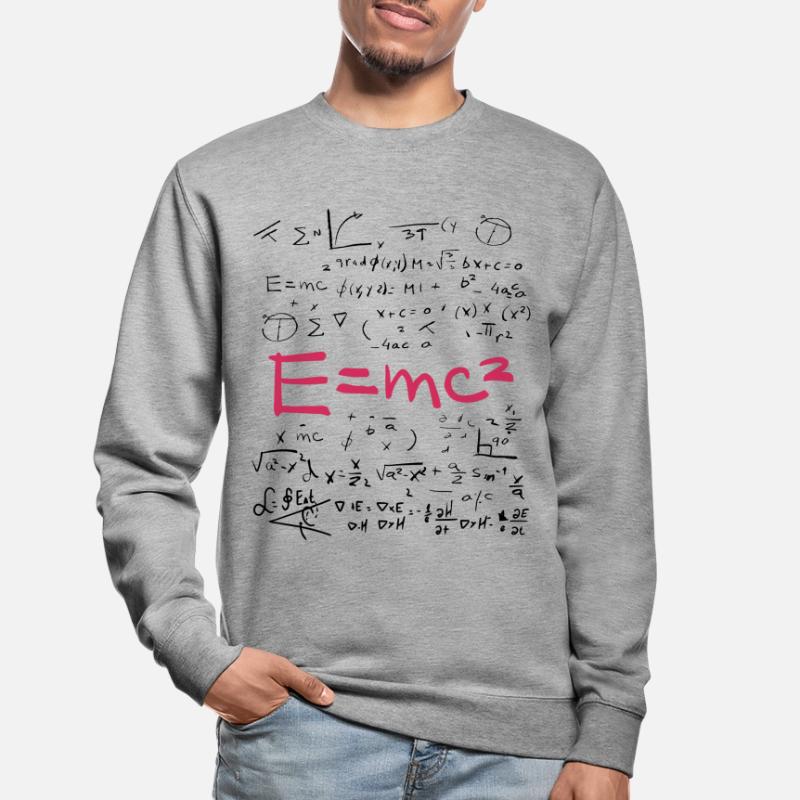 Physics and Math Formulas EMC2 Unisex Sweatshirt