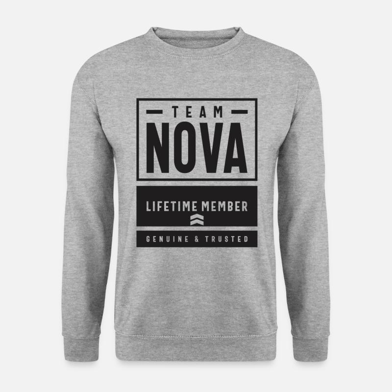 Nova Custom Name - Unisex Sweatshirt - salt & pepper