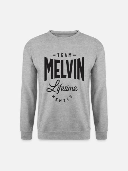 Melvin Custom Name - Unisex Sweatshirt - salt & pepper