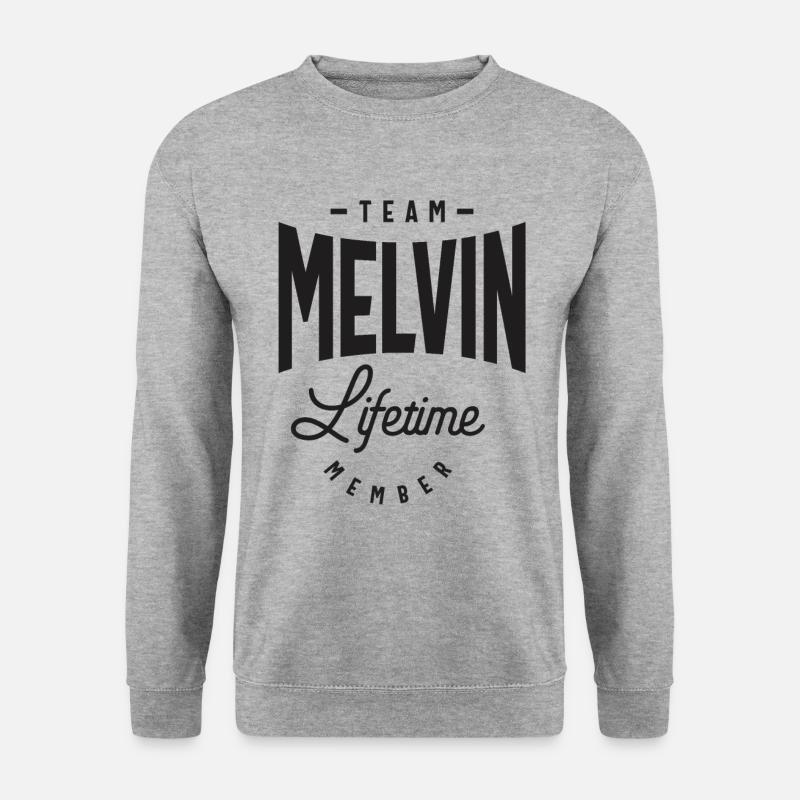 Melvin Custom Name - Unisex Sweatshirt - salt & pepper