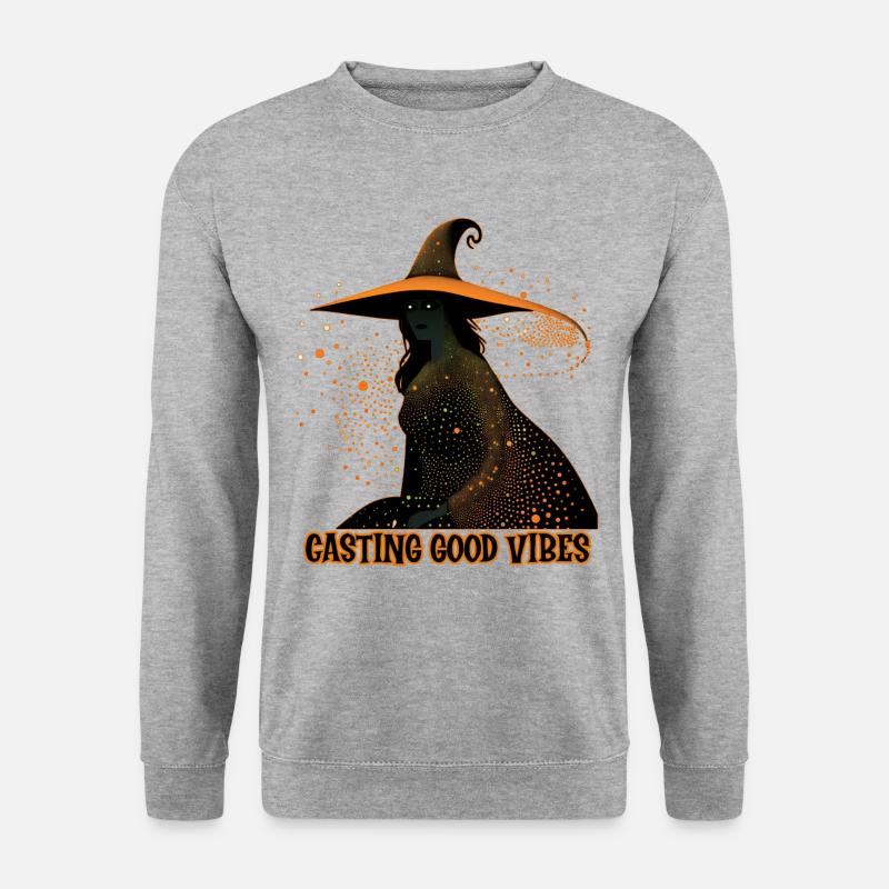 Witch Casting Vibes, Halloween - Unisex Sweatshirt - salt & pepper