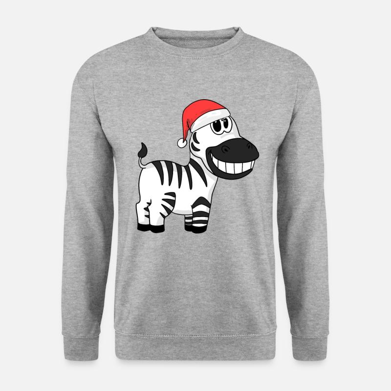 Zebra Christmas - Unisex Sweatshirt - salt & pepper