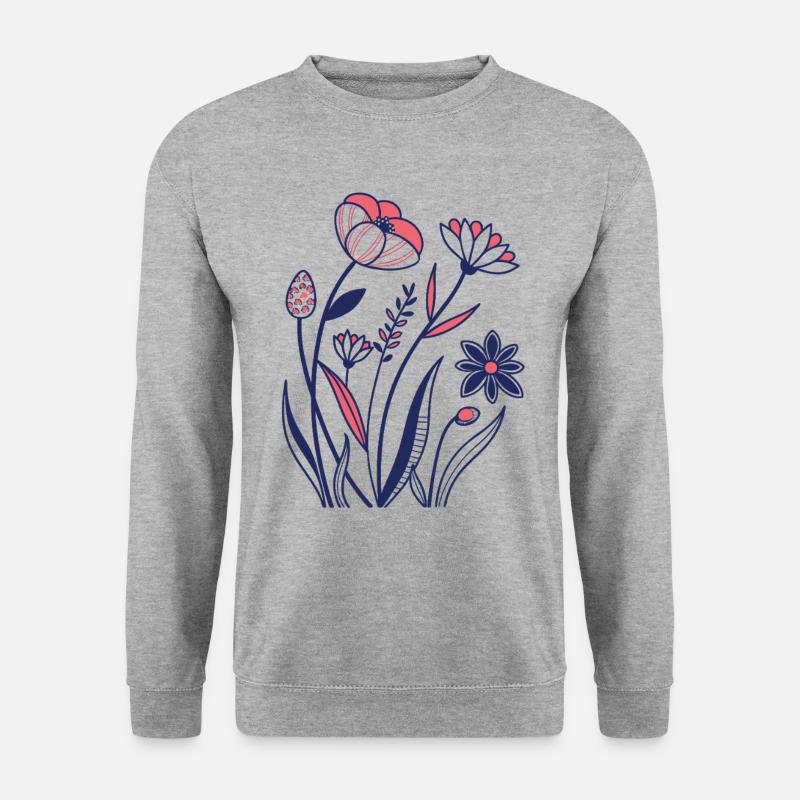 Flowers - Spring - Summer - Blossoms - Unisex Sweatshirt - salt & pepper