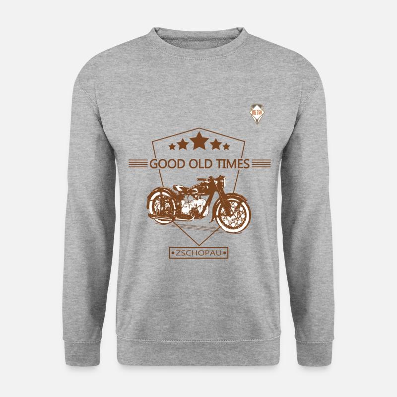 IFA BK 350 Zschopau - Unisex Pullover - Weißgrau meliert