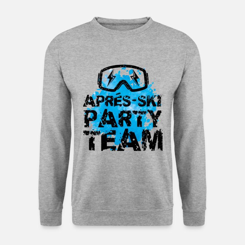 Apres ski skibrille - Unisex Pullover - Weißgrau meliert