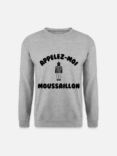 Appelez moi moussaillon - Sweat-shirt Unisexe - gris chiné