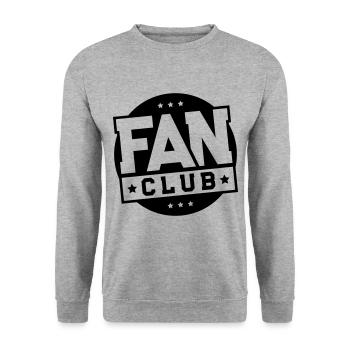 fan club - Unisex Sweatshirt - salt & pepper - Front - Alina (178cm) & Michal (187cm)