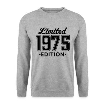 édition limitée 1975 - Sweat-shirt Unisexe - gris chiné - Devant - Alina (178cm) & Michal (187cm)