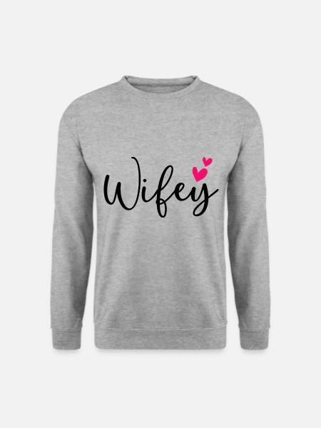 Funny Wifey - Unisex Sweatshirt - salt & pepper