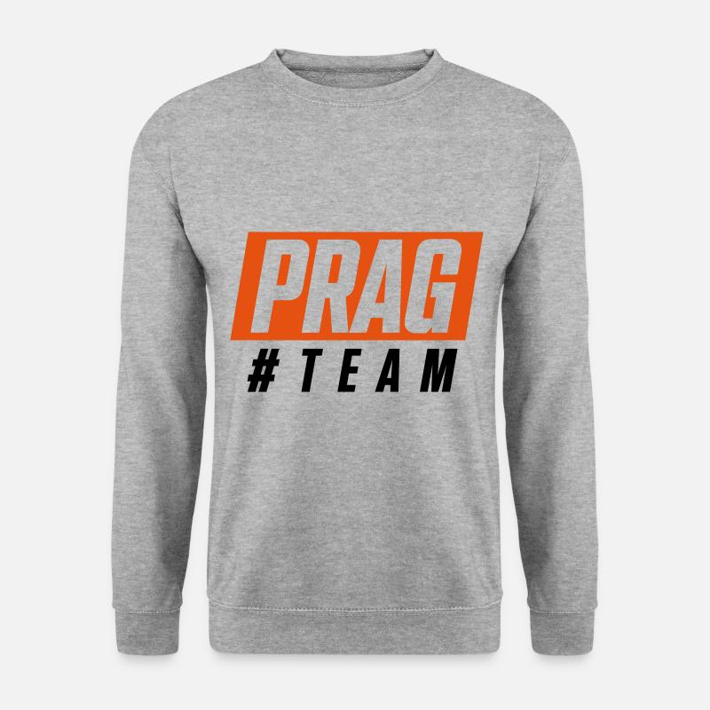 Prague team - Unisex Sweatshirt - salt & pepper