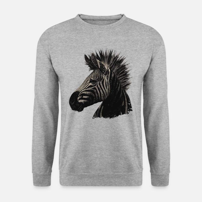 Zebra Punk - Unisex Sweatshirt - salt & pepper