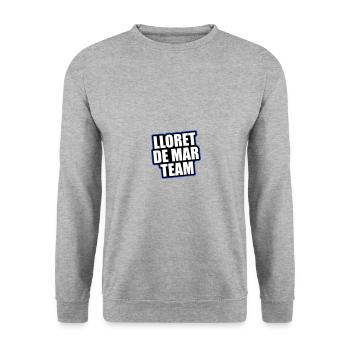 Lloret De Mar Team Reisen Urlaub - Unisex Pullover - Weißgrau meliert - Vorne - Alina (178cm) & Michal (187cm)
