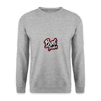 L’équipe de Bali - Sweat-shirt Unisexe - gris chiné - Devant - Alina (178cm) & Michal (187cm)