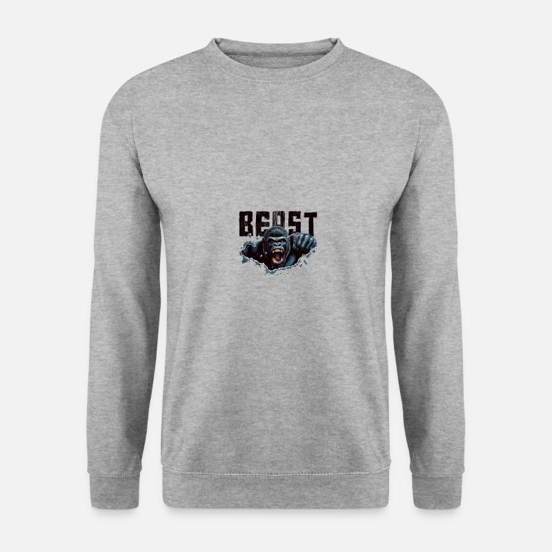 Gorilla Beast - Unisex Sweatshirt - salt & pepper
