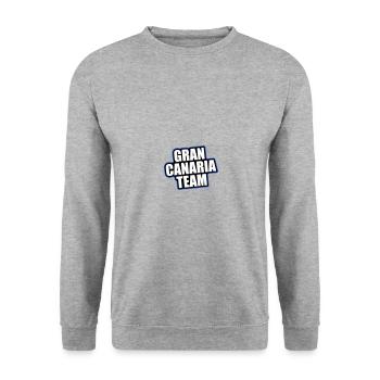 Gran Canaria Team Travel Holidays - Unisex Sweatshirt - salt & pepper - Front - Alina (178cm) & Michal (187cm)