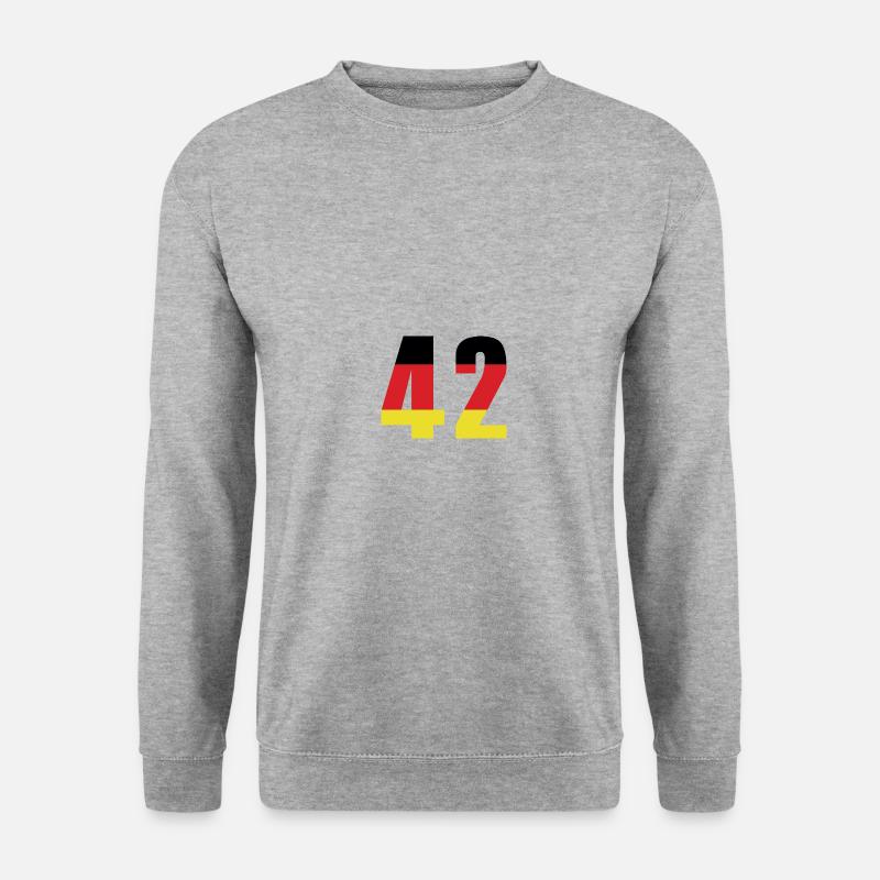 42 Number Germany Jersey - Unisex Sweatshirt - salt & pepper