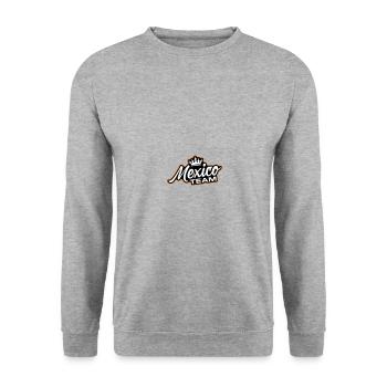 Mexico Team - Unisex Sweatshirt - salt & pepper - Front - Alina (178cm) & Michal (187cm)