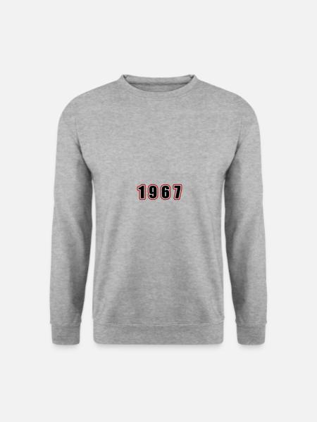 1967 Year Birthday - Unisex Sweatshirt - salt & pepper