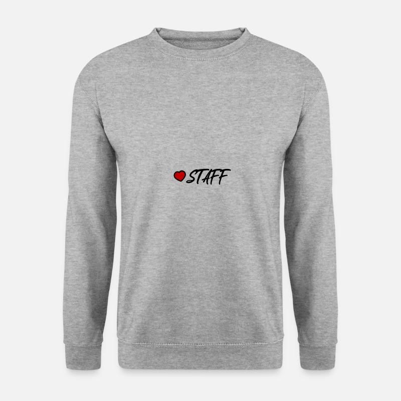 Staff Heart - Unisex Sweatshirt - salt & pepper