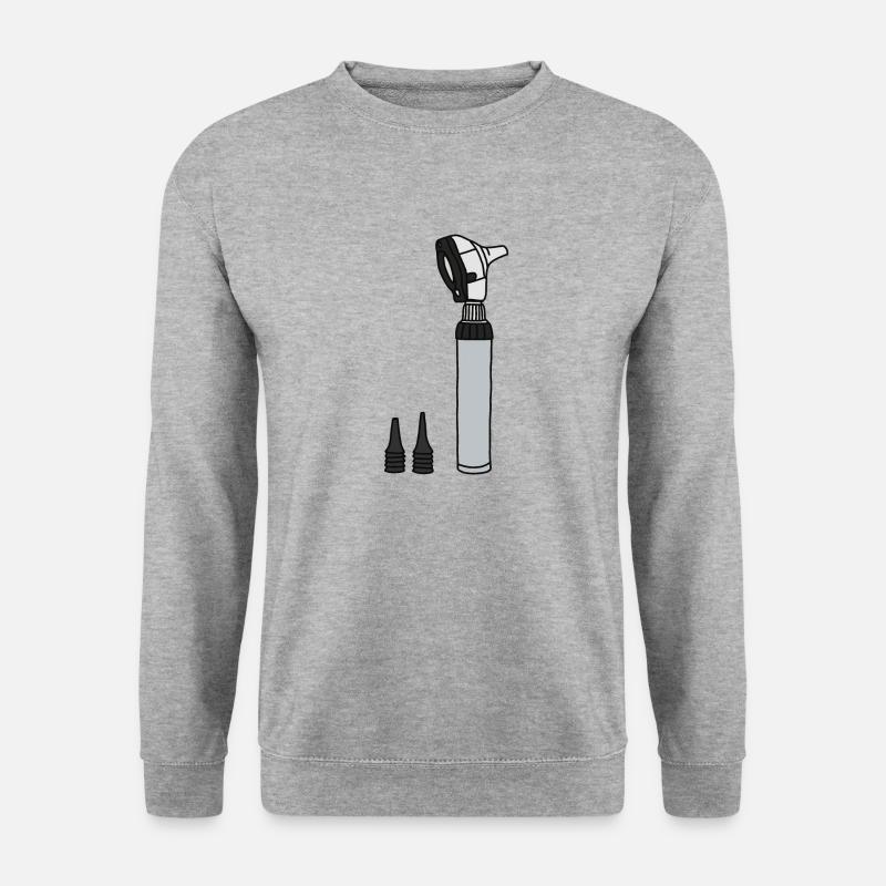 Otoskop - Unisex Pullover - Weißgrau meliert