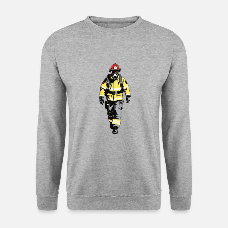 Firefighter - Profession Design Sticker - Unisex Sweatshirt - salt & pepper