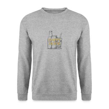Golden Happy Hour - Unisex Sweatshirt - salt & pepper - Front - Alina (178cm) & Michal (187cm)