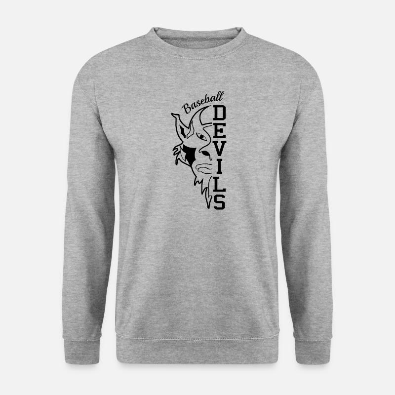 Devils contour - Sweat-shirt Unisexe - gris chiné