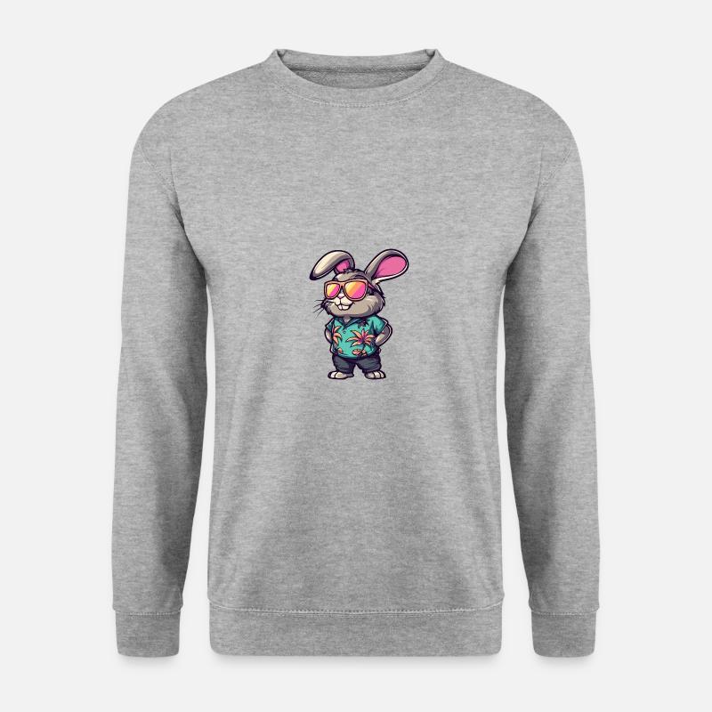 Bunny Comic Holiday - Unisex Sweatshirt - salt & pepper