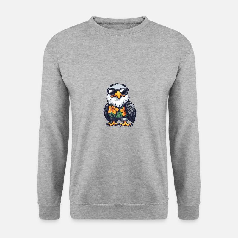 Eagle Comic Vacation - Unisex Sweatshirt - salt & pepper