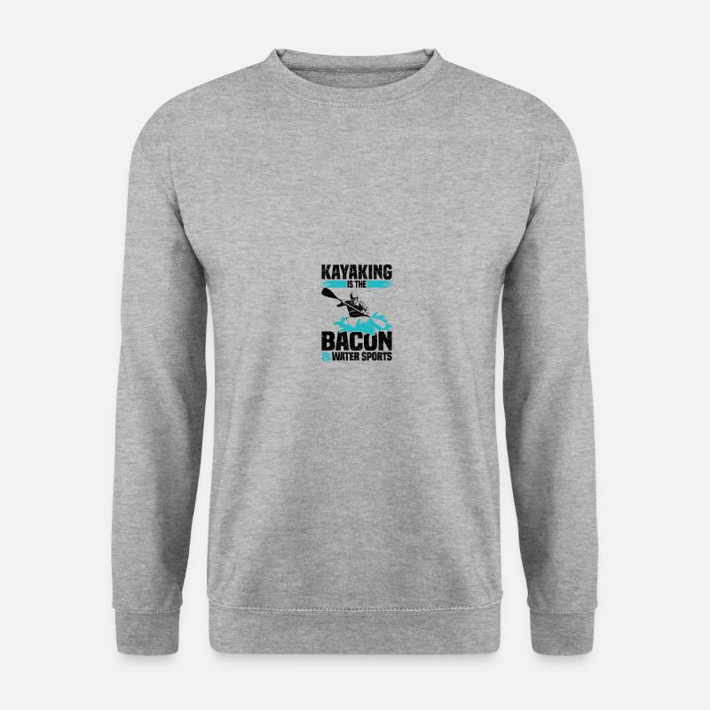 Kajak - Unisex Pullover - Weißgrau meliert