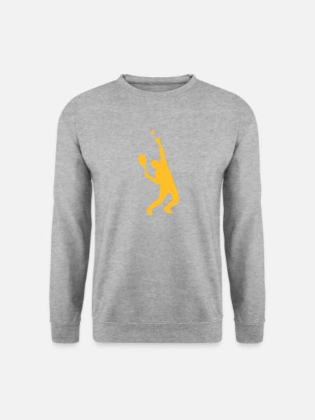 tennis - Unisex Pullover - Weißgrau meliert