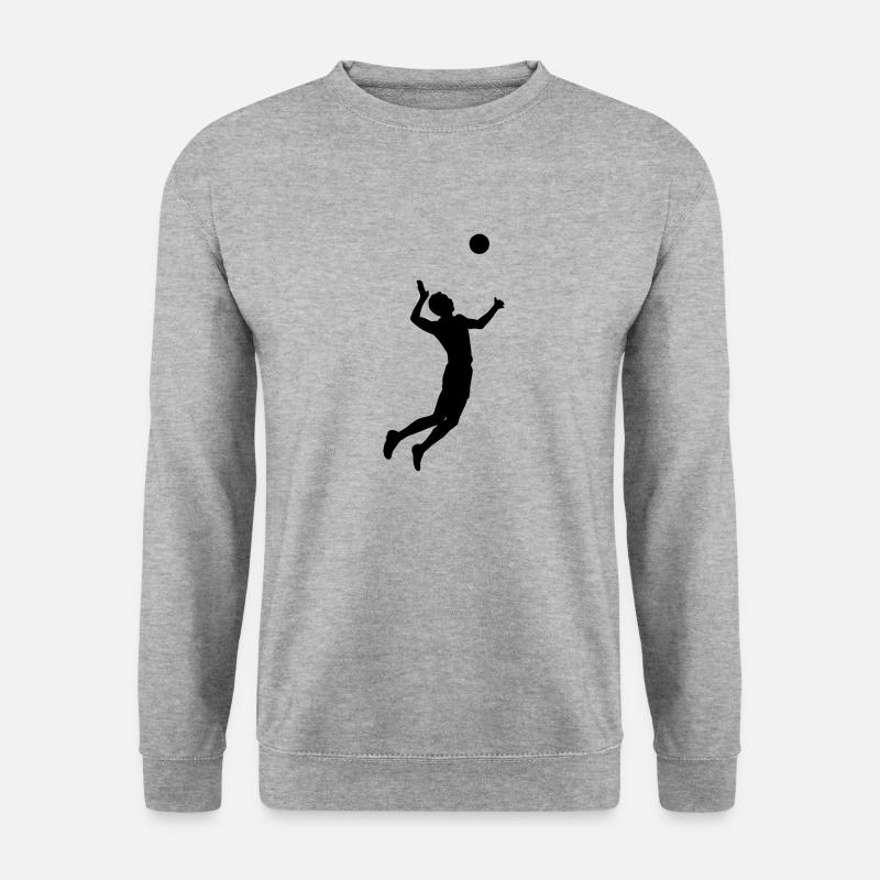 Beachattack - Unisex Pullover - Weißgrau meliert