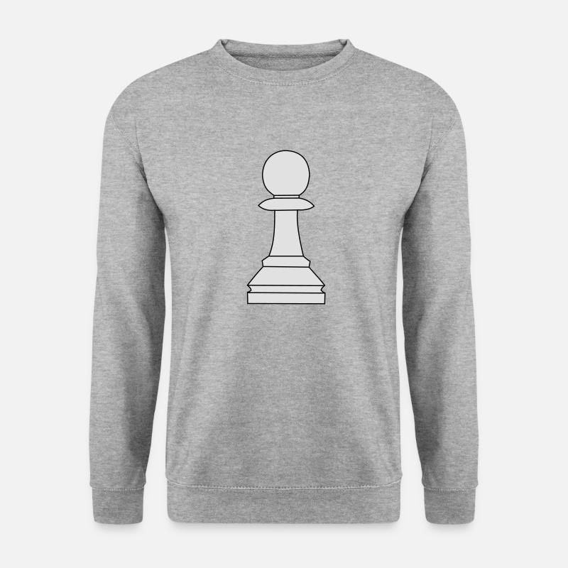 Schachfigur Bauer - Unisex Sweatshirt - salt & pepper