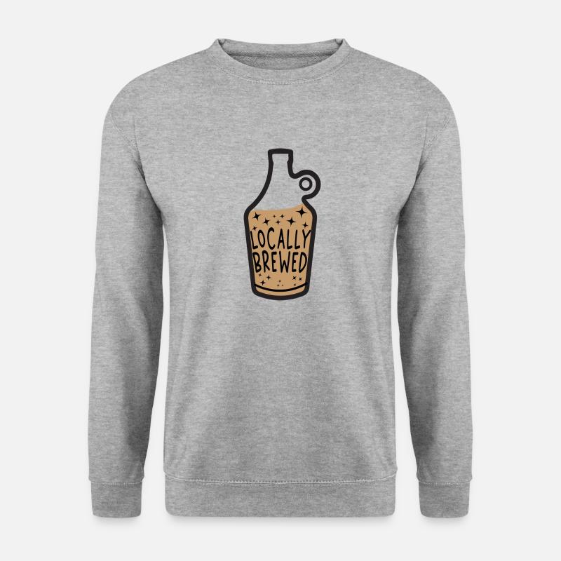 Locally Brewed - Unisex Pullover - Weißgrau meliert