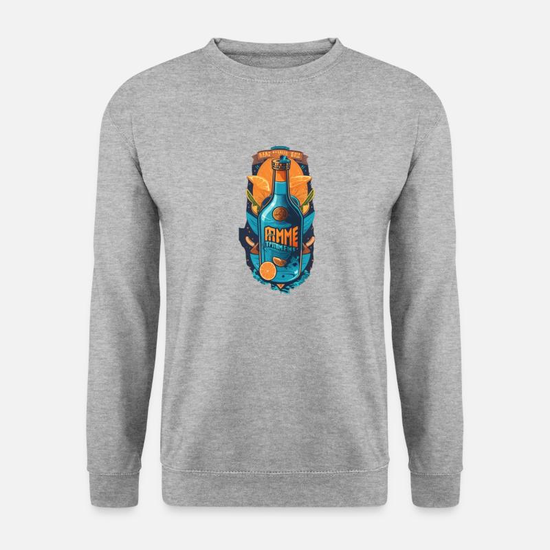 Graffiti - Unisex Pullover - Weißgrau meliert