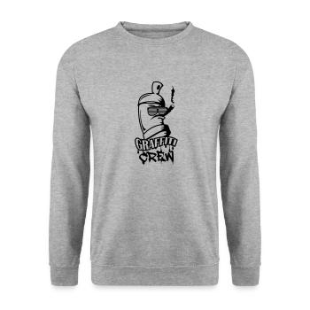 Équipe de graffiti - Sweat-shirt Unisexe - gris chiné - Devant - Alina (178cm) & Michal (187cm)