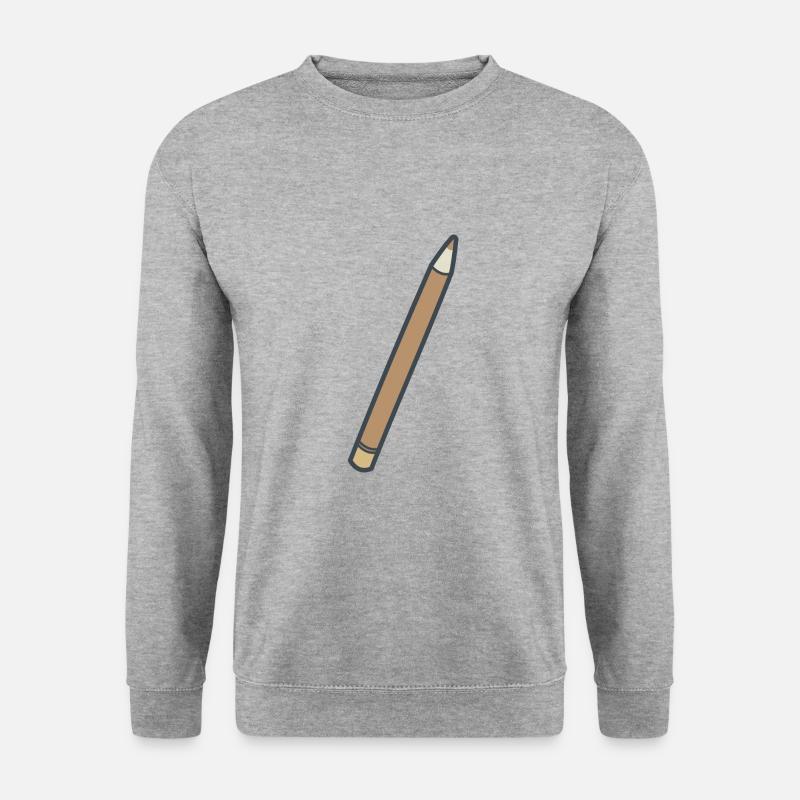Stift - Unisex Pullover - Weißgrau meliert