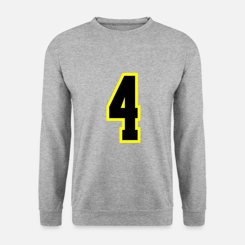 4 Number Leotard - Unisex Sweatshirt - salt & pepper