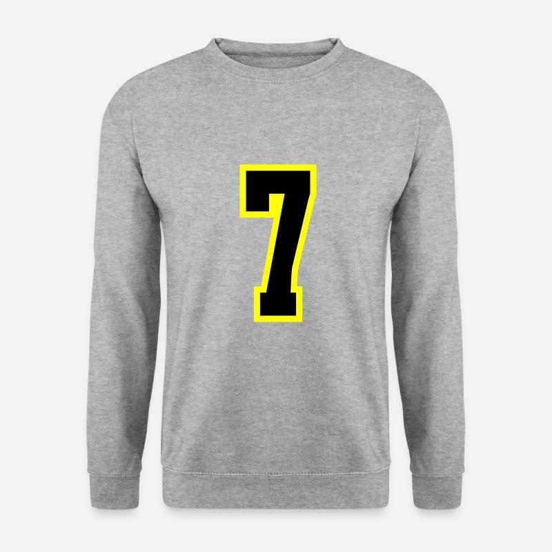 7 Number Leotard - Unisex Sweatshirt - salt & pepper