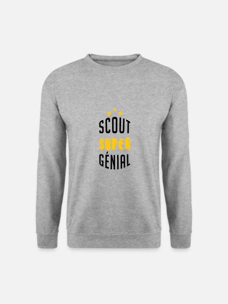 Scout Super Génial - Sweat-shirt Unisexe - gris chiné