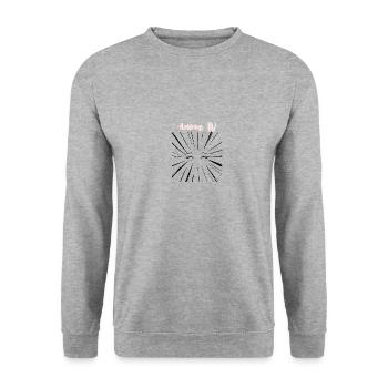 Télévision animée - Sweat-shirt Unisexe - gris chiné - Devant - Alina (178cm) & Michal (187cm)