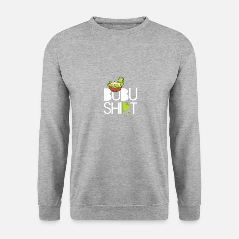 Bubu Turtle Turtle Cadeau - Sweat-shirt Unisexe - gris chiné