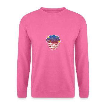 Pass auf dich auf! - Unisex Pullover - Pink - Vorne
