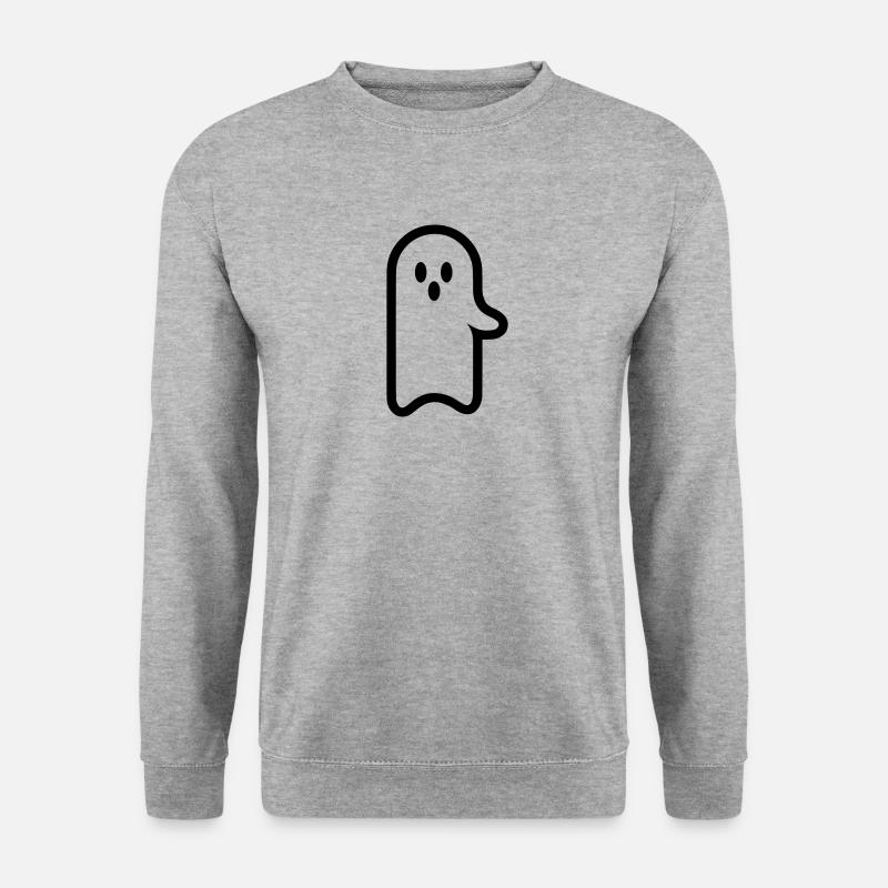 Geist - Unisex Pullover - Weißgrau meliert
