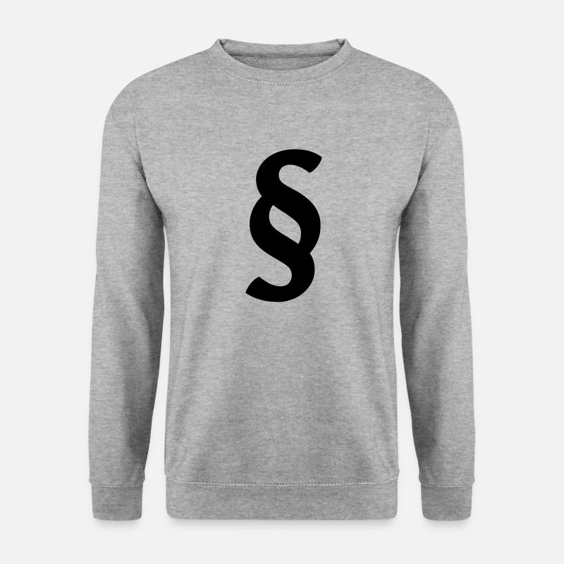 Paragraph - Unisex Pullover - Weißgrau meliert