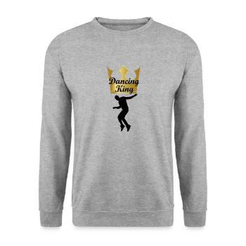 Danse Danse Musique - Sweat-shirt Unisexe - gris chiné - Devant - Alina (178cm) & Michal (187cm)