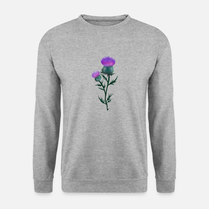 Thistle Edit 1 - Unisex Sweatshirt - salt & pepper