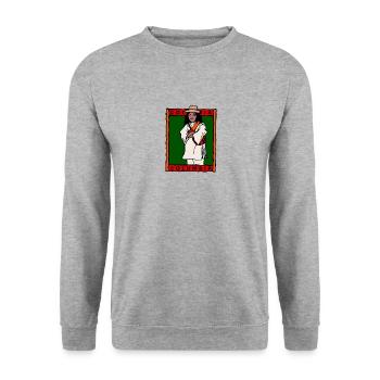 COLUMBIA - Columbian Man In Traditional Costume - Unisex Sweatshirt - salt & pepper - Front - Alina (178cm) & Michal (187cm)