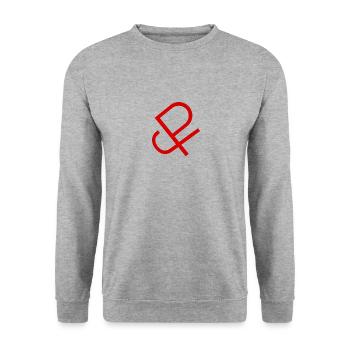 JPalvi - Sweat-shirt Unisexe - gris chiné - Devant - Alina (178cm) & Michal (187cm)